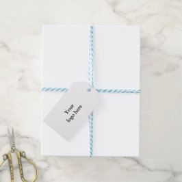 Etiqueta Para Presente simples e mínimo adicione os detalhes do texto do 