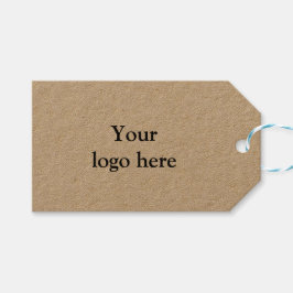 Etiqueta Para Presente simples e mínimo adicione seu texto de logotipo pr