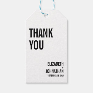 Etiqueta Para Presente Simples Typografia Casamento Favorito Obrigado Eti