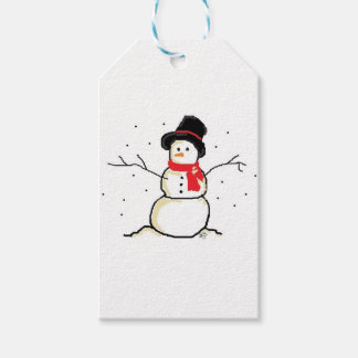 Etiqueta Para Presente Simplesmente Snowman