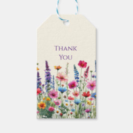 Etiqueta Para Presente Sinfonia de flor selvagem-