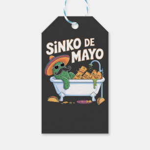 Etiqueta Para Presente Sinko de Mayo Cinco De Mayo Cactus Funny