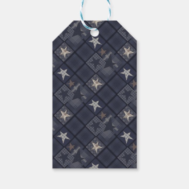 Etiqueta Para Presente Sistema azul (Frente)