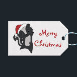 Etiqueta Para Presente Skunk Christmas Skunks Winter Animals Trucker Hat<br><div class="desc">The skunk for Christmas with fairy lights. Funny animals with gifts and snow to the holidays. Also funny for Christmas in July. Stinkiers are sweet animals and perfect for Christmas.</div>