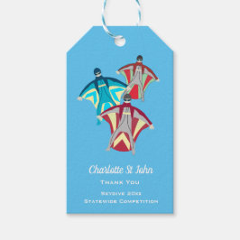 Etiqueta Para Presente Skydiving de macacão