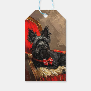 Etiqueta Para Presente Skye Terrier Cachorro Natal Festivo