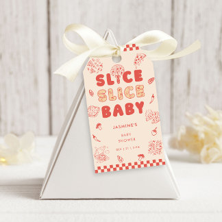 Etiqueta Para Presente Slice Slice Baby Pizza Hand Drawn Baby Shower