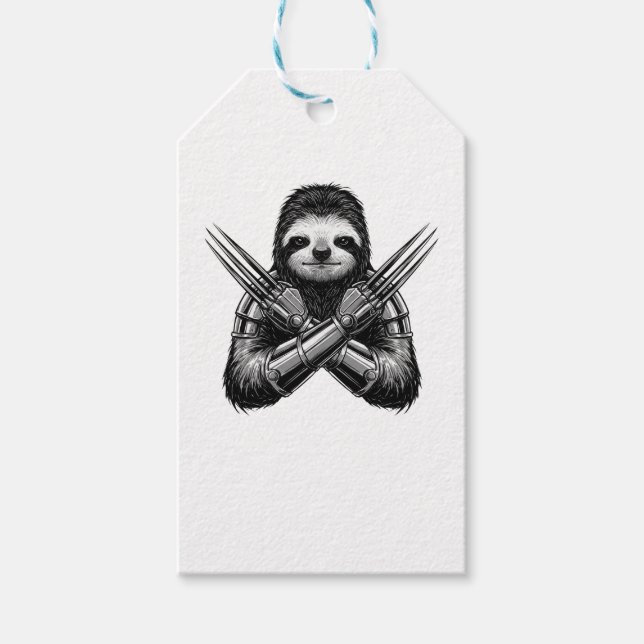 Etiqueta Para Presente Sloth Slotherine Halloween (Frente)