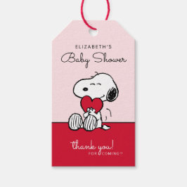 Etiqueta Para Presente Snoopy | Little Sweetheart Baby Shower Gift Tags