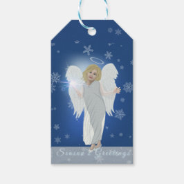 Etiqueta Para Presente Snow Angel
