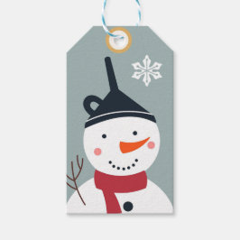 Etiqueta Para Presente Snowman