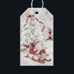 Etiqueta Para Presente Snowman Christmas Snow Globe Sled tags<br><div class="desc">Snowman Christmas Snow Globe Sled tags</div>