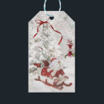 Etiqueta Para Presente Snowman Christmas Snow Globe Sled tags<br><div class="desc">Snowman Christmas Snow Globe Sled tags</div>