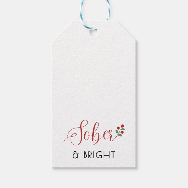 Etiqueta Para Presente Soberand Bright minimamente personalizado (Frente)