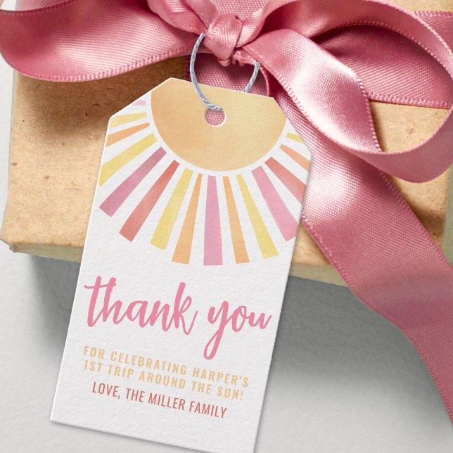 Etiqueta Para Presente Sol Amarelo Sol (Sunshine Yellow Sun Gift Tags
)