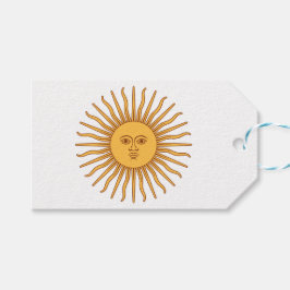 Etiqueta Para Presente Sol argentino