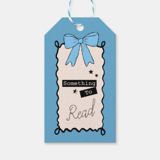 Etiqueta Para Presente Something you Read Cute Pink Gift Tag
