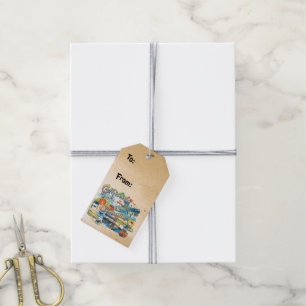 Etiqueta Para Presente Sonho da Califórnia