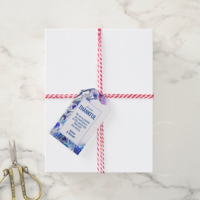 Etiqueta Para Presente 💍 Sonho Doce de Centáurea (Com cordão)