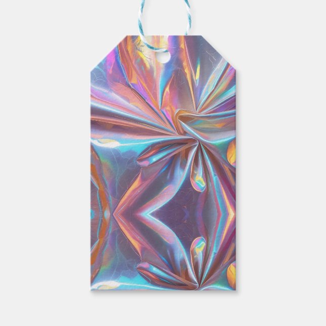 Etiqueta Para Presente Sonho Holográfico (Frente)