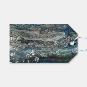Etiqueta Para Presente Sonhos da pintura de abstrato Ocean'20