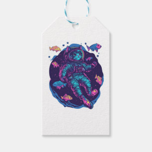 Etiqueta Para Presente Sonhos de Gato Espacial � Gatinho Engraçado de Gal