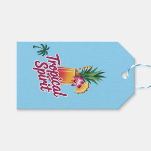 Etiqueta Para Presente Sonhos Tropicais