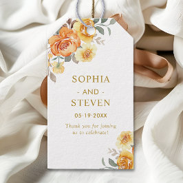 Etiqueta Para Presente Sophisticated spring wedding with orange blossoms
