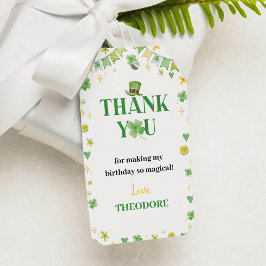 Etiqueta Para Presente Sortudo Obrigado Festa de aniversário