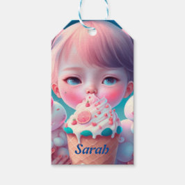 Etiqueta Para Presente Sorvete Kawaii