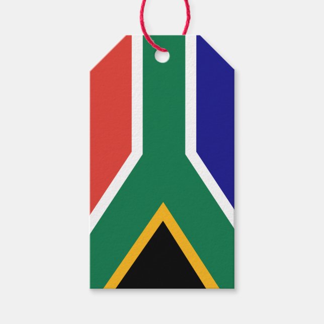 Etiqueta Para Presente South African Flag (Frente)