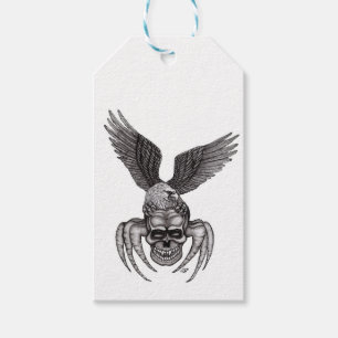 Etiqueta Para Presente Spiderskull com Eagle