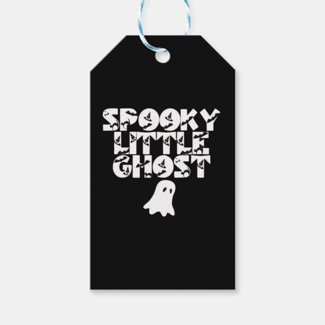 Etiqueta Para Presente Spooky Halloween (Frente)