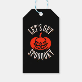Etiqueta Para Presente Spooky One Birthday
