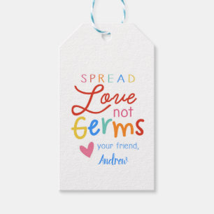 Etiqueta Para Presente Spread Love Hand Sanitizer Sticker