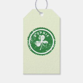 Etiqueta Para Presente St. Patrick's Day Lucky Clover 