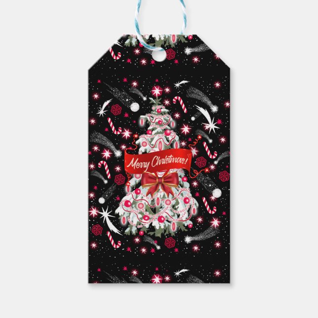 Etiqueta Para Presente Starry Night (Frente)