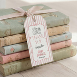 Etiqueta Para Presente Storybook Baby Shower Gift Tag