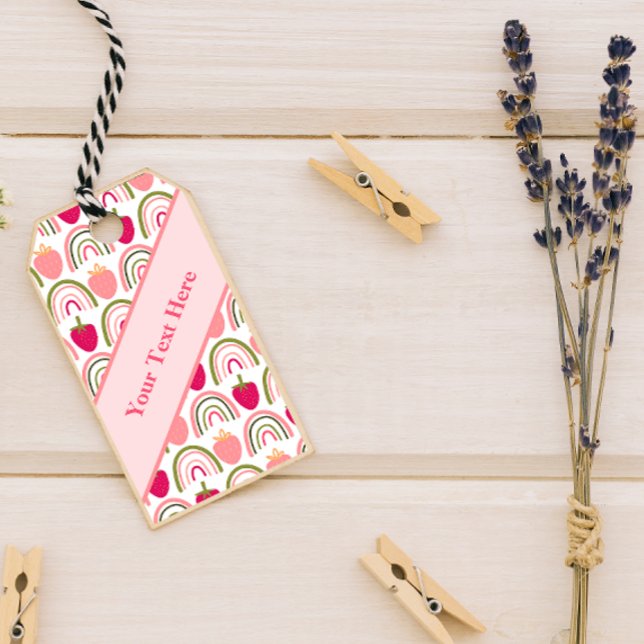 Etiqueta Para Presente Strawberry Fields Delight (Criador carregado)