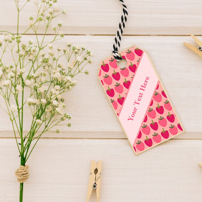 Etiqueta Para Presente Strawberry Fields Delight (Criador carregado)