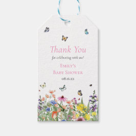 Etiqueta Para Presente Summer Willows & Butterflies Obrigado