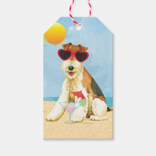 Etiqueta Para Presente Summer Wire Fox Terrier