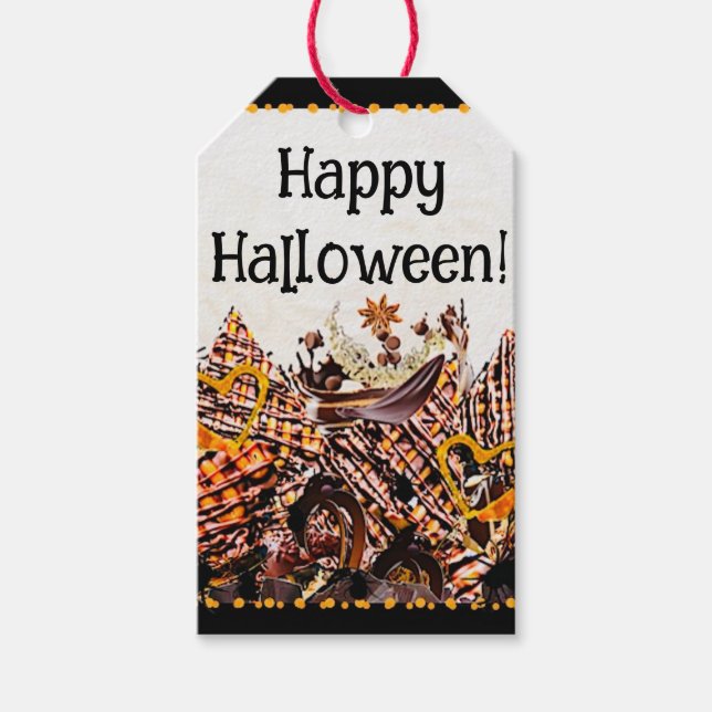 ETIQUETA PARA PRESENTE SUNS! RAIO DE SOL! FELIZ HALLOWEEN! :) (Frente)