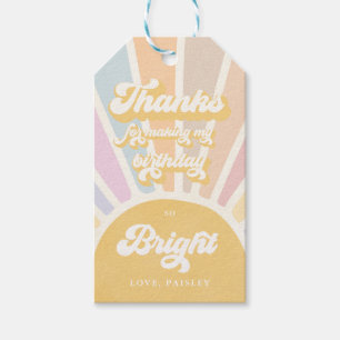 Etiqueta Para Presente Sunshine Birthday Boho 1 rua Percorrendo O Sol