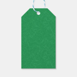 Etiqueta Para Presente Superfície verde texturizada com padrão giratório