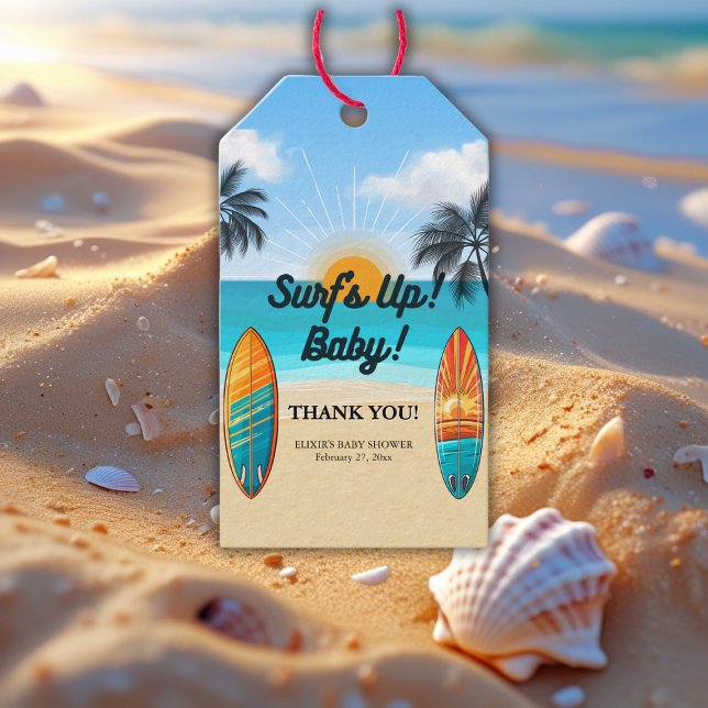 ETIQUETA PARA PRESENTE SURF - CHÁ DE FRALDAS (Criador carregado)