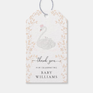 Etiqueta Para Presente Swan Princess Obrigado Favor