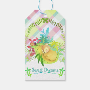 Etiqueta Para Presente Sweet Dreams Squirrel Baby