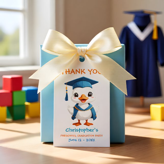 Etiqueta Para Presente Sweet Goose Preschool Graduation (Criador carregado)