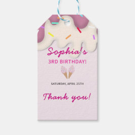 Etiqueta Para Presente Sweet Ice Cream Birthday